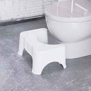Hot Sale One Piece Molding Ergonomic PP Toilet Foot Step <strong>Stool</strong> with Non Slip Pads Durable Easy Clean <strong>for</strong> <strong>Bathroom</strong> Daily Use - Product Image 1