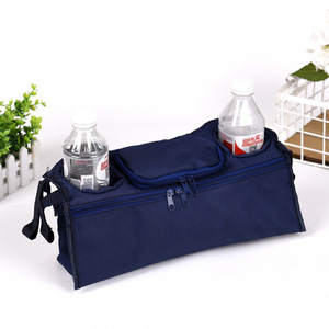 <span class=keywords><strong>Organizador</strong></span> de pañales de tela Oxford con logotipo personalizado, bolsa de almacenamiento para cochecito de bebé con 2 portabotellas - Product Image 4