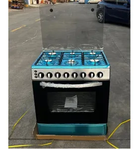 优质独立式6燃烧器燃气灶带烤箱价格便宜6燃烧器燃气灶带烤箱商用电动甲板烤箱