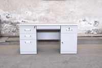 Meubles de bureau en acier inoxydable, chaise pour photos, table d'ordinateur
