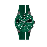 Montre à bord dynamique en métal pour hommes avec bracelet en silicone et mouvement à quartz