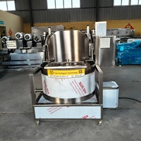 Industriële centrifugale spinner groente-ontwateringsmachine, machine voor het ontwateren van verse voedingsmiddelen, machine voor het ontvetten van aardappelchips en frieten