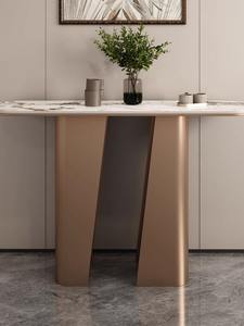 Meubles de luxe pas chers, table console moderne en marbre naturel véritable pour salon, vente en gros - Product Image 5