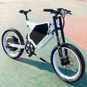 Yüksek kalite beyaz Ebike elektrikli bisiklet 8000w 19 inç yol lastiği elektrikli bisiklet bisiklet yol elektrikli kir bisiklet - Product Image 1