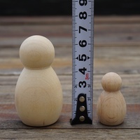 Mini jouet en bois grosse poupée marionnette diffuseur d'huile essentielle élégante décoration d'ornement en bois