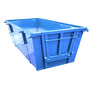 Customized Steel Mobile Skips Factory Price Recycling Mobile Skip Bins Large Waste Garbage Bin