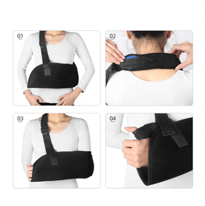 Attelle de bras en maille pour la fixation des fractures, sangle multifonctionnelle pour l'épaule, le cou et le poignet, attelle médicale pour les fractures et les bris - Product Image 6