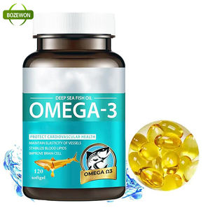 Cápsulas naturais do <span class=keywords><strong>softgel</strong></span> do óleo de peixe do OEM com ômega 3 EPA DHA - Product Image 1