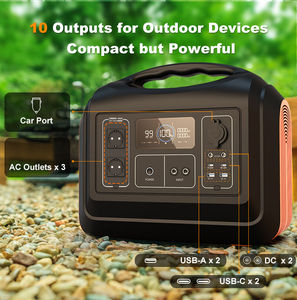 Supply Camping Outdoor Powerstation Lifepo4 Charge Portable Power Station 1800w Solar Generator with Solar Panels Set - Product Image 2