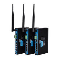 Routeurs WiFi industriels Bivocom série TR341 4G LTE/NB-IoT double SIM 5 ports Ethernet RJ45 300 Mbps avec GPS en option et protocole MQTT externe