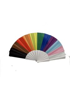 High Quality Traditional Rainbow Bridal Hand Fan Carved Music and Promotion Style for Halloween Souvenir - Product Image 3