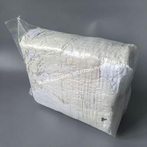 Bolsas de Trapos Blancos para Uso en Taller, Trapos de Felpa Blancos 100% Algodón, Trapos de Punto para Limpieza - Product Image 1