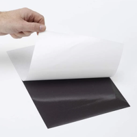 Papier photo magnétique d'impression à jet d'encre brillant ou mat Aimants d'image flexibles Feuilles magnétiques en caoutchouc découpables avec support adhésif