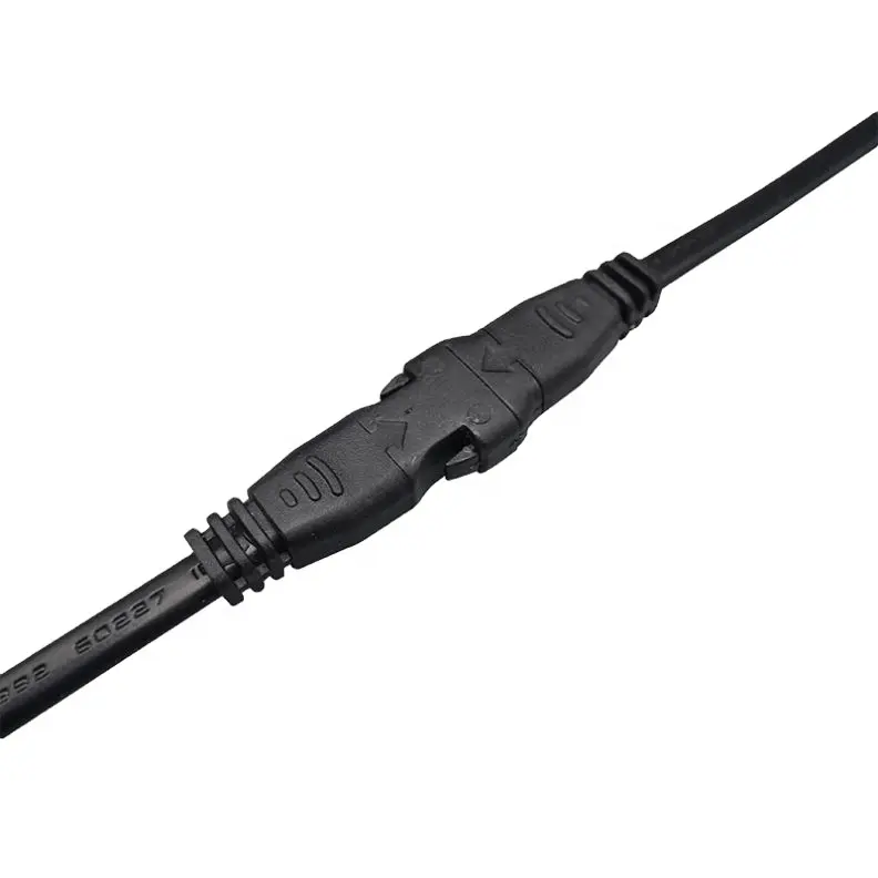 Mannelijke En Vrouwelijke Stekkers Netsnoer Kabel 2*0.5mm2 Dc Elektrische Kabelboom Kabel Connector