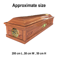 Cercueil funéraire en bois haut de gamme personnalisable, écologique et durable pour maison funéraire – Cercueil en bois premium pour adultes