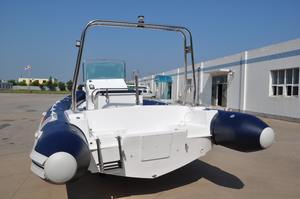 CE fibra de vidrio PVC RIB barco RIB580 5,8 M/19 pies para 8 personas barco rígido <span class=keywords><strong>Flik</strong></span> <span class=keywords><strong>Flak</strong></span> Gommone bote inflable costilla de pesca - Product Image 2