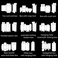 Boîtes en plastique transparentes PVC/PET carrées/rectangulaires pour l'emballage cosmétique