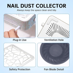 Extractor de Polvo para Uñas, Ventilador de Alta Potencia para Manicura, Aspiradora de Uñas con Filtro Extraíble para Herramientas de Salón - Product Image 3
