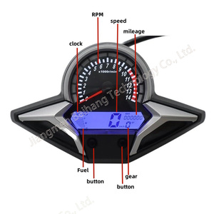 มาตรวัดความเร็วดิจิตอลหลายฟังก์ชัน แผงหน้าจอแสดงผลมอเตอร์ไซค์ สำหรับ Honda <span class=keywords><strong>CBR</strong></span> 150 250 <span class=keywords><strong>R</strong></span> FI - Product Image 3