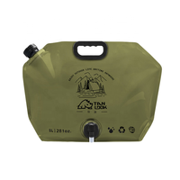 Nouveau design 5L sans BPA bouteille sac avec poignée bec Stand up Pouch réutilisable en plastique PE imprimé sur mesure pour le paquet d'eau