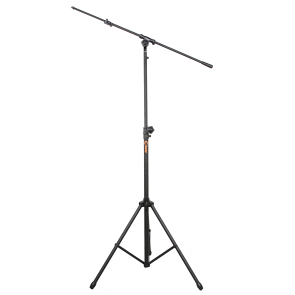 CNBear K-100-3 180 Adjustable Recording Angle Microphone Stand 77-111cm Boom Arm 123.2-176cm Height for Stage Studio Streaming