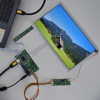 Kit écran tactile LCD TFT TN 10,1 pouces à vente chaude, 1024x600 LVDS, interface 40 broches, carte pilote complète, panneau tactile LCD en option