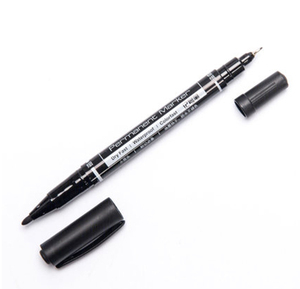 Không Thể Tháo Gỡ Loại Mực Kép Tip <span class=keywords><strong>Mini</strong></span> Bút Đánh Dấu Vĩnh Viễn Đen CD Double-Head <span class=keywords><strong>Marker</strong></span> OEM Tùy Chỉnh Logo <span class=keywords><strong>Marker</strong></span> - Product Image 4