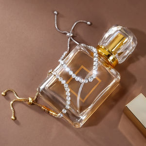 Pulsera de tenis ajustable brillante para novia, regalo de joyería de moda para mujer, pulsera clásica de circonita cúbica con diamantes 5A de 3 mm - Product Image 1