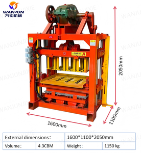 WJ 4-<span class=keywords><strong>40</strong></span> Neue Blockherstellungsmaschine für Produktionsanlagen in Kenia und Äthiopien zum Verkauf - Product Image 2