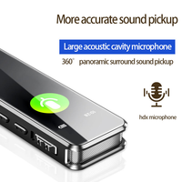 Grabadora de Voz Digital Inteligente con Reducción de Ruido, Pantalla TFT, 8GB-32GB, USB, Material Metálico, Graba Audio en Formato WAV, para Reuniones de Larga Duración