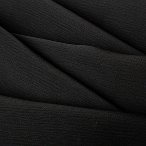 Hersteller von Japan/Koreanisch Black Abaya Stoff Moos Krepp für Frauen Kleid Polyester Krepps toff für Abaya - Product Image 3