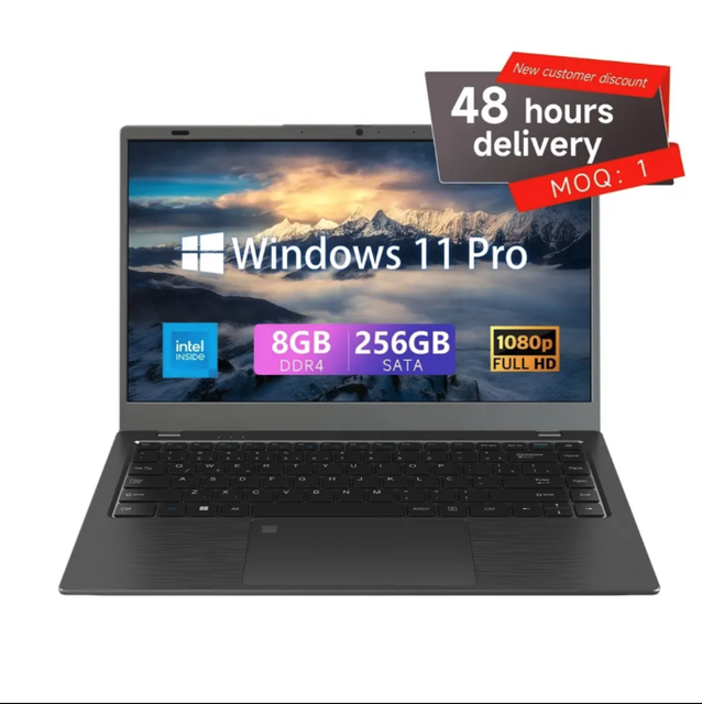 The Cheapest Laptop for Students Office 14 Inch RAM 6/8GB SSD128/256/512GB/1TB High Quality Laptop