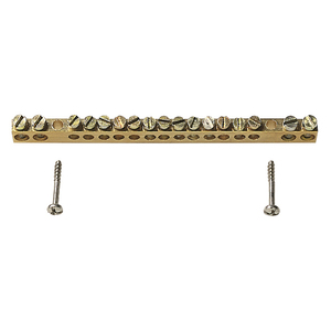 Bloque de terminales de latón de 17 orificios y 12,2 mm de longitud para conexiones eléctricas - Product Image 1