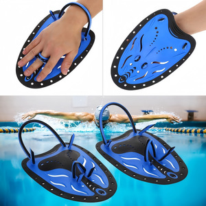 Paletas de natación de silicona, equipo de entrenamiento suave y flexible para adultos, 2 uds. - Product Image 5