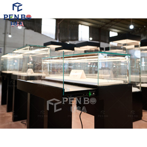 ตู้โชว์พิพิธภัณฑ์กระจกแบบตั้งได้ใหม่2025ตู้โชว์พิพิธภัณฑ์ที่มีไฟเคสกระจกแบบล็อคได้ - Product Image 3