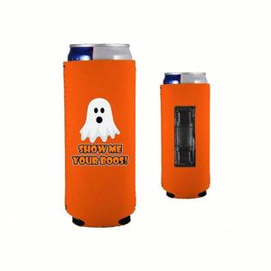 Funda Magnética de Neopreno para Latas de Cerveza de 12 y 16 oz con Logotipo Personalizado, Enfriador de Latas Delgado - Product Image 1