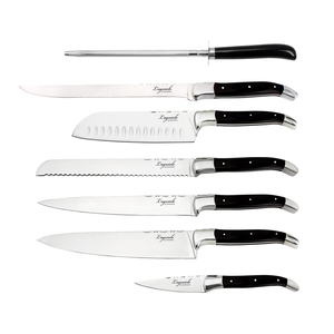 Juego de <span class=keywords><strong>Cuchillos</strong></span> de Cocina Profesionales de 7 Piezas de Calidad Premium, Acero Inoxidable 420 S/S, Aptos <span class=keywords><strong>para</strong></span> Lavavajillas, Afilador, Cuchillo <span class=keywords><strong>para</strong></span> Frutas y Cuchillo <span class=keywords><strong>para</strong></span> Trinchar - Product Image 1