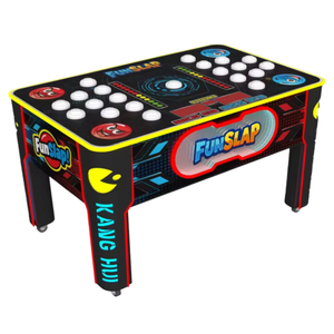 Jeu d'arcade à monnayeur avec lumières LED de luxe, jeu de claquettes amusant Naughty Beans, défi de vitesse pour enfants et récompense par tickets - Product Image 4