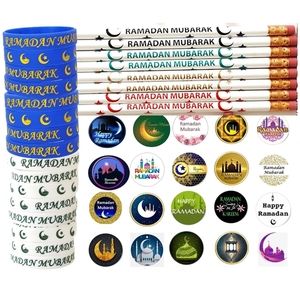 <span class=keywords><strong>Eid</strong></span>/ramadan Mubarak สายรัดข้อมือซิลิโคนป้ายดินสอสติกเกอร์มุสลิมอุปกรณ์สำหรับของขวัญสำหรับผู้ใหญ่เด็ก - Product Image 1