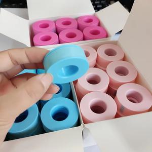 Dispensador de Cinta <span class=keywords><strong>Micropore</strong></span> <span class=keywords><strong>3M</strong></span> para Pestañas en Azul, Rosa y Blanco para <span class=keywords><strong>Piel</strong></span> Sensible, Herramienta de Extensiones de Pestañas de Gel de Silicona - Product Image 6