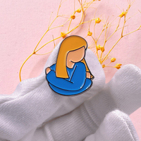 Insignes d'épinglette personnalisés du fabricant Concevez votre propre logo Épingles en métal émaillé souple