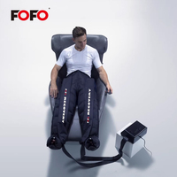 Compresseur d'air numérique à 6 chambres Pompe DVT Masseur Thérapie Bottes de récupération sportive pour drainage lymphatique