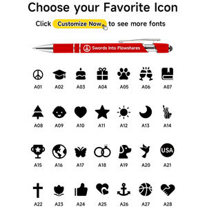 Özel Logo promosyon yeni çok fonksiyonlu yumuşak dokunmatik ekran jel kalem 2 1 Metal alüminyum mavi/kırmızı mürekkep - Product Image 6