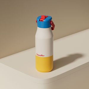 Houroffer Stainless Steel Insulated Water <b>Bottle</b> 500Ml With Detachable Handle For Home Office Outdoor Travel - Product Image 1