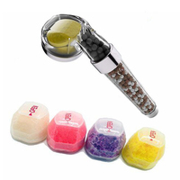 Robinet de salle de bain moderne à finition chromée, haute pression, économiseur d'eau, écologique, avec filtre au chlore et à la vitamine C, ionique, accessoires pour la main
