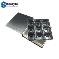 Boîte d'emballage de chocolat de luxe Bestyle avec plateau en plastique Boîte magnétique Boîte de chocolat