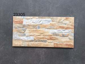 Prix <span class=keywords><strong>d</strong></span>'usine 300x600 Carrelage mural extérieur en porcelaine verte <span class=keywords><strong>d</strong></span>écorative Technique de mosaïque Style européen pour l'extérieur de la maison - Product Image 5