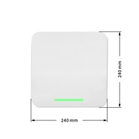 Antena RFID UHF 902-928MHz VI-Q28 9dBi, Antena Integrada para Lector RFID, Antena RFID Pasiva 9dBi, Antena con Protocolo ISO 18000-6C