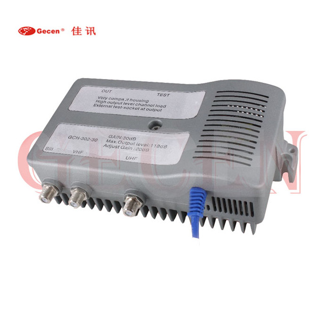 Gecen CATV Amplifier TV Signal Multi Band Booster Household Signal GCH-302-40