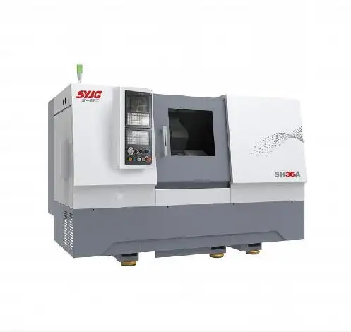 SH36A Китай Автоматическая Высокая точность 1000 мм длина плоская кровать cnc токарный станок